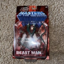 MASTERS OF THE UNIVERSE 200x BEAST MAN Action Figure Mattel MOTU He-Man NIB