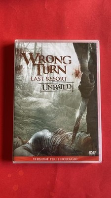 DVD WRONG TURN LAST RESORT UNRATED - RARISSIMO NUOVO SIGILLATO VERSIONE NOLEGGIO