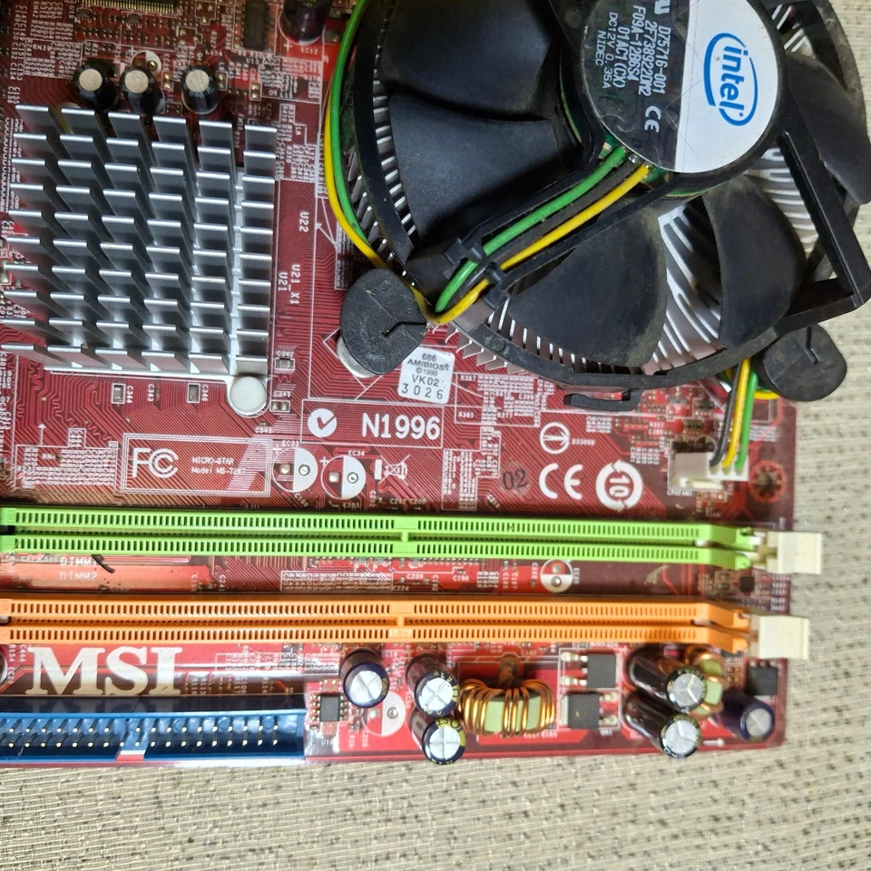 (MSI) Socket 775/ Intel 945GCM5 V3/ MS-7267 Ver. 4.2 Driver/DDR2/Motherboard - Image 4 of 4