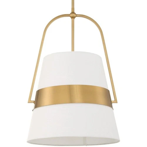 Uttermost 21646 Harness 1 Light 15 inch Warm Brass Pendant Ceiling Light - Picture 4 of 11