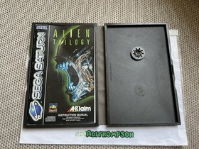 Alien Trilogy Sega Saturn Game BOX & MANUAL ONLY NO GAME
