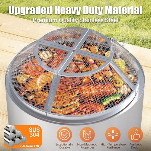 Feuerstelle Funkenschutz für Solo Stove Range Zubehör, 15 Zoll Range Shield... - Bild 4 von 10