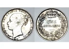 RARE 1869 QUEEN VICTORIA GREAT BRITAIN SILVER SHILLING COIN