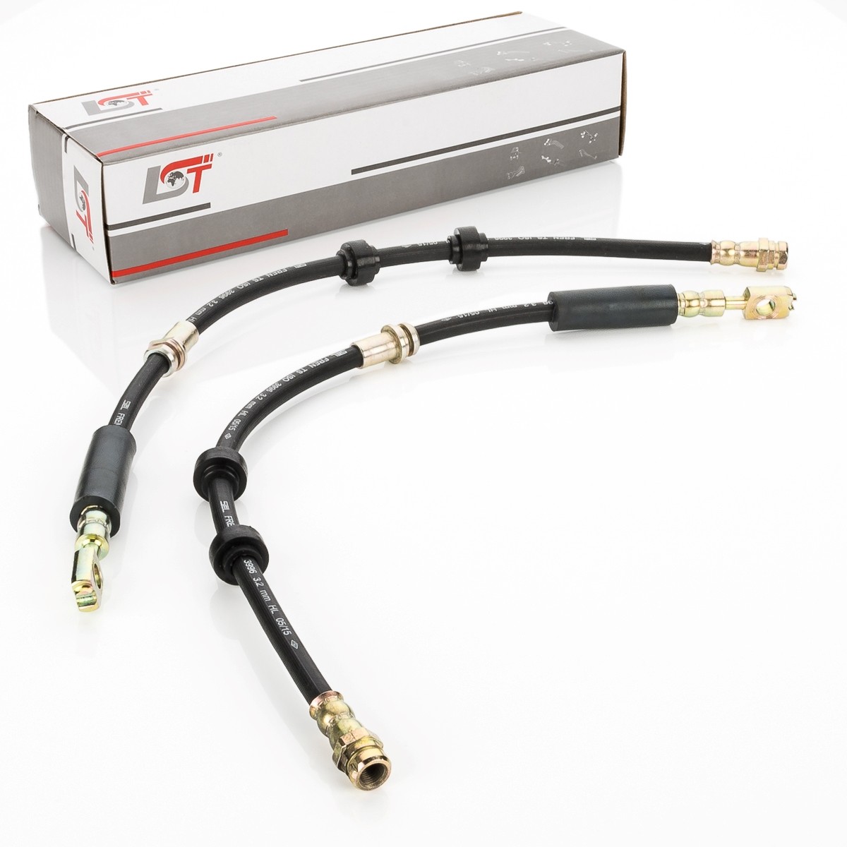 2x Brake Hose Brake Line for Skoda Octavia 1U Front Axle - 590 mm