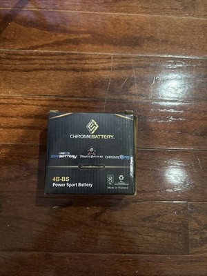 Chrome Battery 4B-BS Power Sports Battery