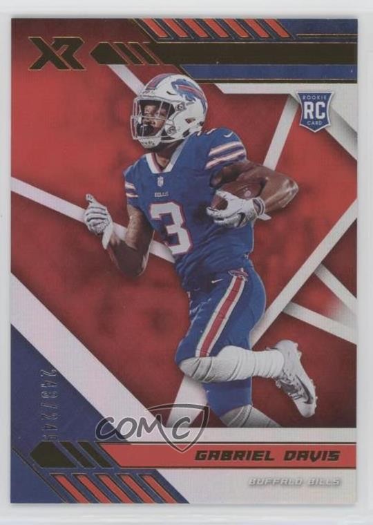 2020 Panini XR Rookie Red 243/249 Gabriel Davis #141 0q5