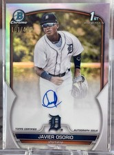2023 Bowman Chrome - Prospect Autographs Javier Osorio #CPA-JO Refractor /499...