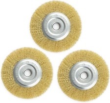 3x Wire Brush for Ryobi Patio Cleaner RAC814 RY18PCA-0 OPC1800 OPC1815 Steel Whe