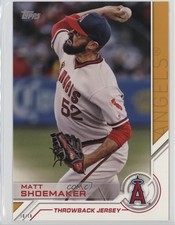 2017 Topps Salute Topps.com Online Exclusive 5x7 Gold 10/10 Matt Shoemaker y0i