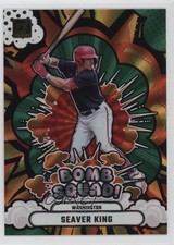 2025 Panini Donruss Bomb Squad Green Laser Seaver King #11 0o2b