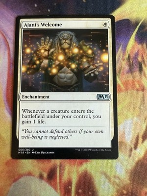 Ajani's Welcome - M19 2019 Magic the Gathering MTG LP