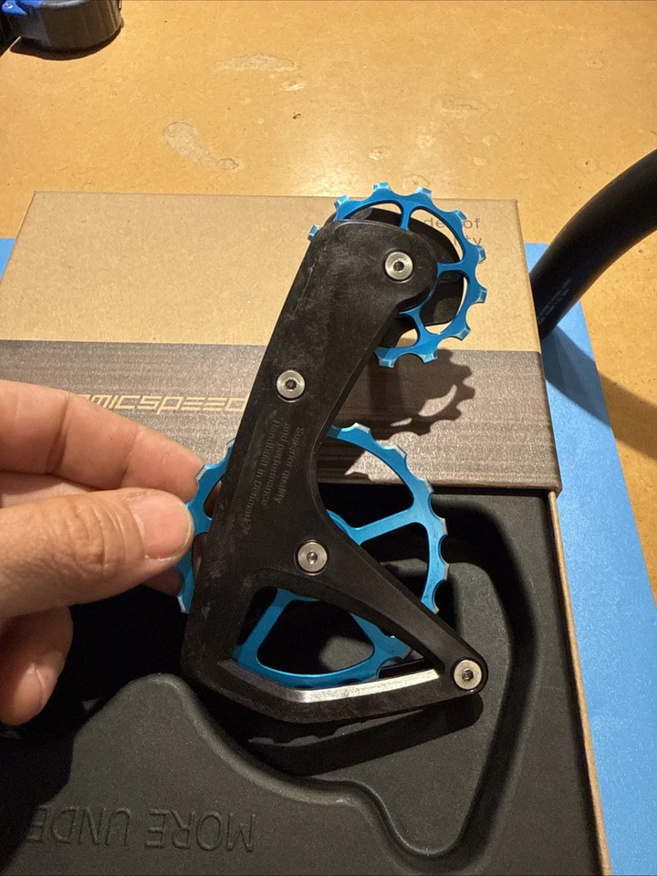 Ceramicspeed OSPW RS 5-Spoke for Shimano 9250/8150 blue - Image 3 of 4