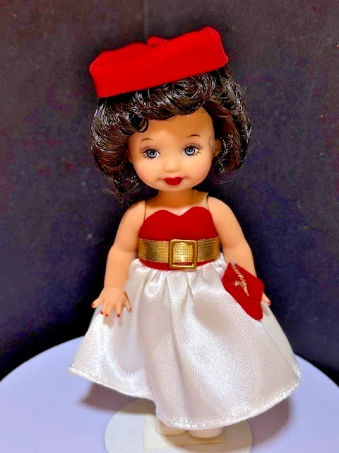 Bonecas Barbie Kelly Nostalgia Conjunto em Reprodução Moda Conjunto de Cinco Por Favor Leia - Imagem 4 de 4