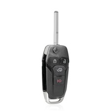 Enowelir Lot De 2 Télécommandes De Clé De Voiture à 3 Boutons 433 MHz Compatibles Avec Ford Transit Mk6 2000 2006 Et Connect Van 2002 2007 Maverick Noir 90678839