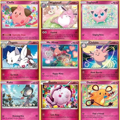 Fairy Types - Pick Your Pokemon Cards NM/LP - Complete Your Set