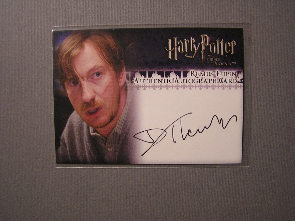 ハリーポッター HarryPotter リーマス・ルーピン 直筆サインカード