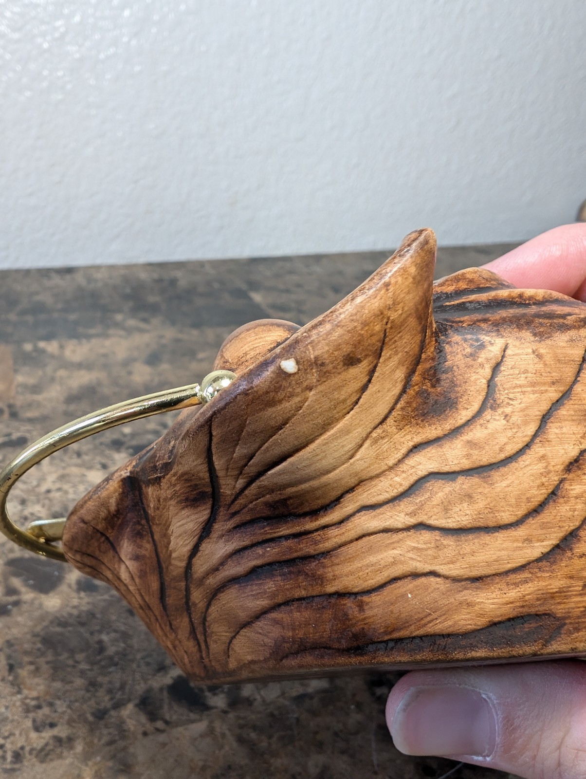 Treasure Craft Compton California 1960 Ashtray Collectible Elf Pixie Leprechaun