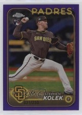 2024 Topps Chrome Update Purple Refractor 31/250 Stephen Kolek #USC66 07i7