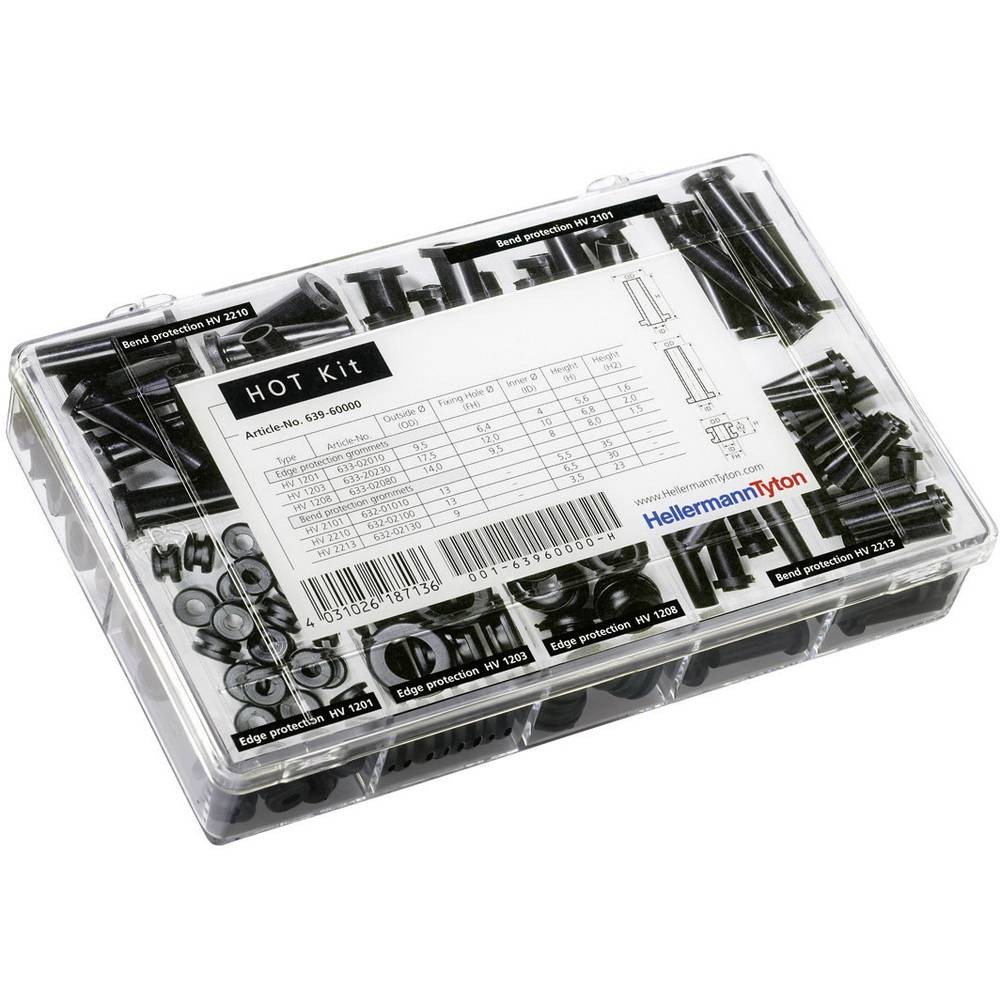 HellermannTyton HOTKIT protection PVC isolante pour câblage sûr 100 pcs - 3