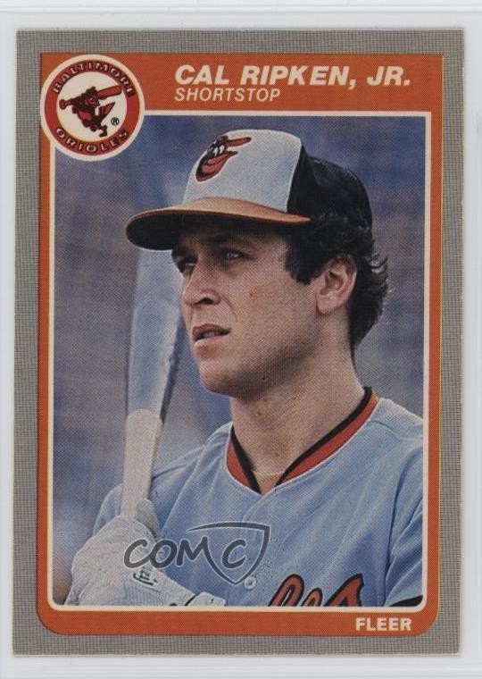 1985 Fleer Cal Ripken Jr #187 HOF 08wd
