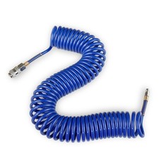 Druckluft Spiralschlauch 10M Druckluftschlauch f&uuml;r Kompressor Kompressorschlauch