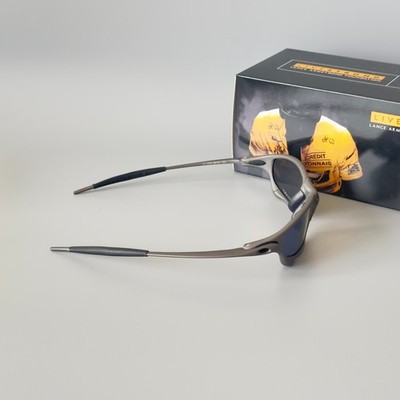 Oakley Juliet 2.0 X-Metal Polarized Sunglasses Blue Lenses/Matte