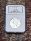 1964 50C Silver Kennedy Half Dollar ~ NGC PR68