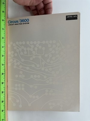 1960s Computer Service Control Data Corp. Circus 3600 Circuit Analysis Vintage