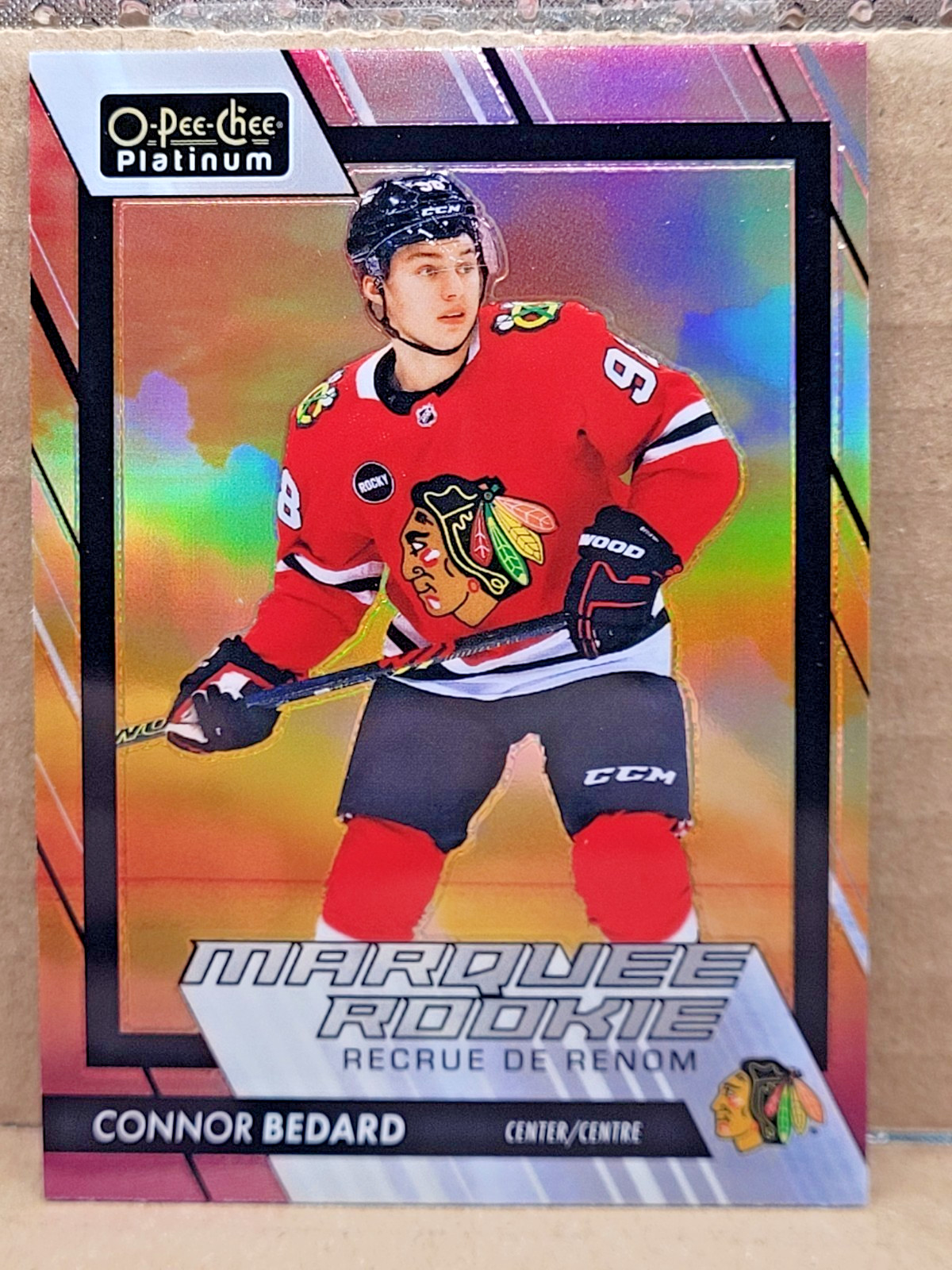 2023-24 O-Pee-Chee Platinum Connor Bedard Sunset #201 Marquee Rookie RC