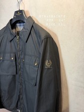 Belstaff Dunstall Black Waxed Jacket Overshirt Mens Size 2XL  