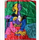 Vintage Picasso Art Woman In Chair Satin-y Scarf  33.5” Cubist Fashion Decor — photo 6