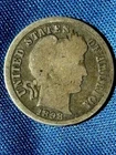 1898 Barber Dime 10C Silver Circulated United States Coin (121)