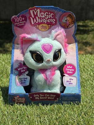 Magic Whispers Skye My Fuzzy Friends Interactive Plush Cat Toy Skyrocket New''