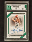 2020-21 National Treasures Peerless Larry Bird Auto Autograph 02/49 HGA 9.5/10!