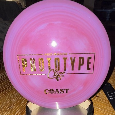 Climo Disc Golf Coast Premium Pink/Blue 178g 6/6/-1/1 Midrange Prototype