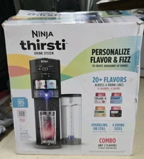 Ninja WC1002 Thirsti Sparkling & Still Drink System - Black  