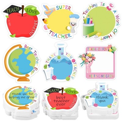 30 Pack Teacher Notepad Set Total 600 Sheets,Fun Teacher Sticky Notes, Teache...