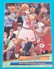 1992 Ultra    #125 Doc Rivers New York Knicks Basketball Card E6