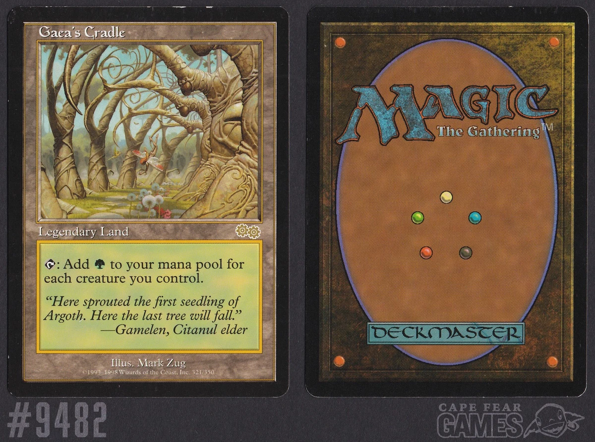 Gaea's Cradle Land Magic: The Gathering Trading Card Games Urza's