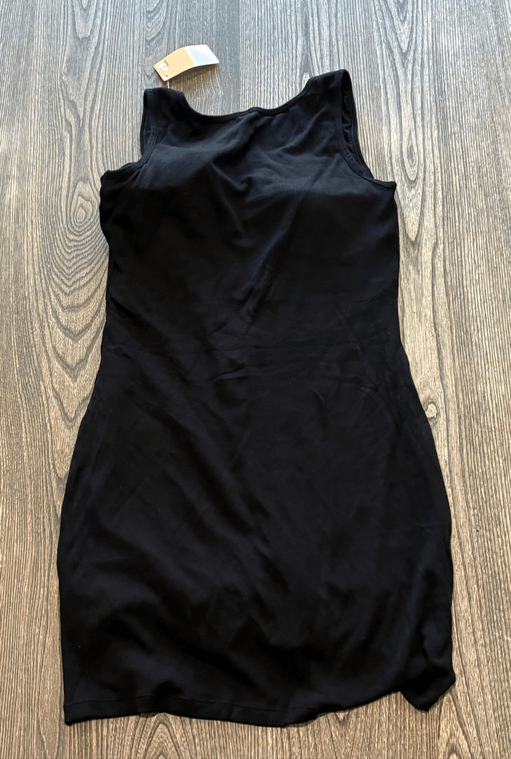 NWT Popilush Built-In Shapewear Wide Straps Mini Lounge Dress Black Size XL image 6