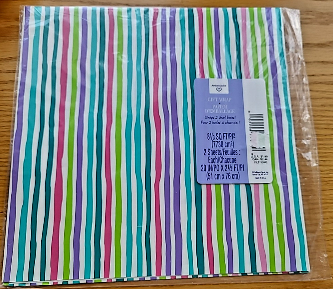 Stripes All Occasion Hallmark New