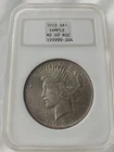 NGC MS 60 1923 Peace Dollar Sample Slab *SC 004