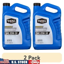 20W50 All Mileage Synthetic Blend Motor Oil High Mileage Engine Protection 5QT