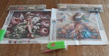 Two Lovely Diamond Painting Kit Lot