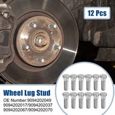 12 Pcs M12x1.5 Front or Rear Wheel Lug Stud Fit for LEXUS ES350 No.9094202049