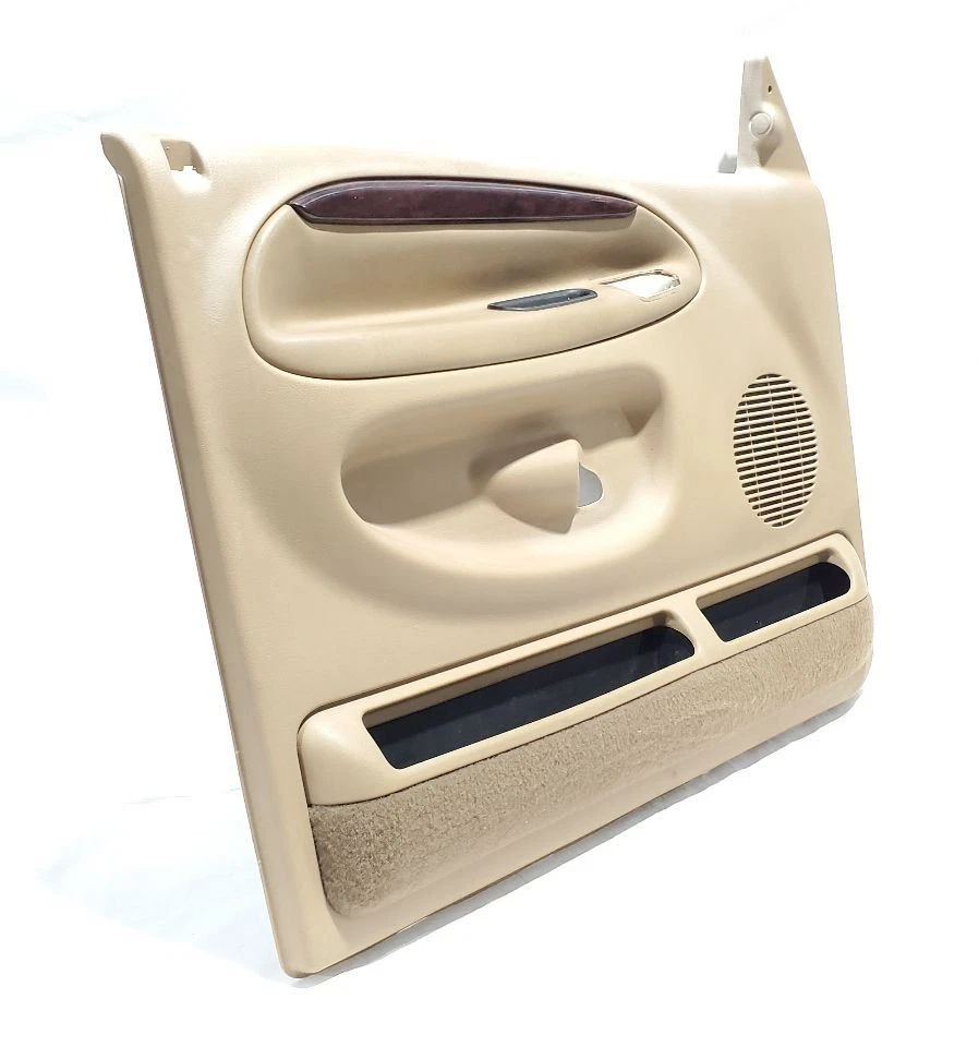 Dodge Ram 3500 1999 OEM panel de moldura de puerta delantera izquierda bronceado Foto 3 de 4