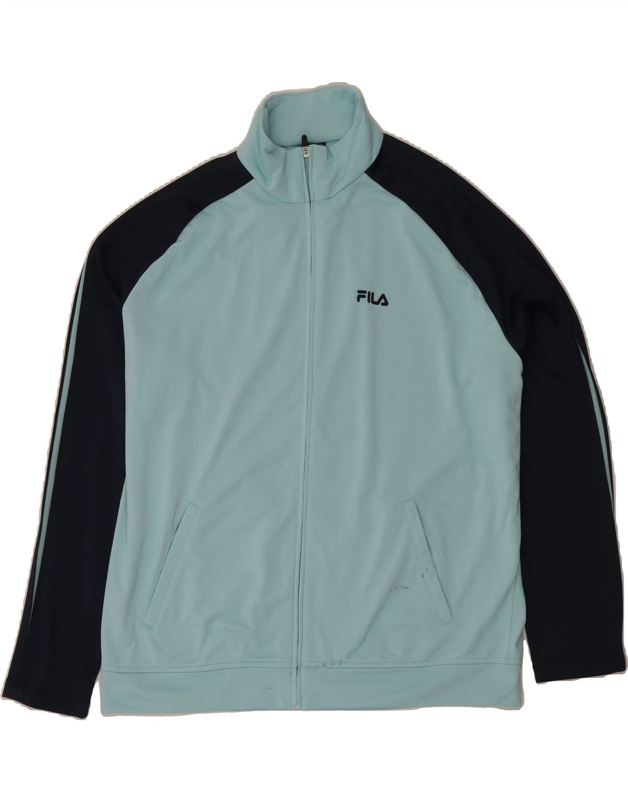 Giacca tuta uomo FILA IT 58 2XL turchese colorblock poliestere OR08