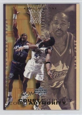 2000-01 Upper Deck Hardcourt Court Authority Karl Malone #CA10 HOF 0e2x