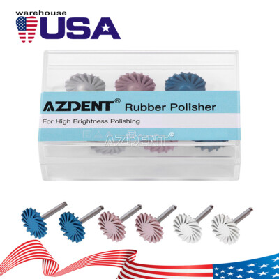 Dental Fresas dentales Pulidores Kit de pulido White Stone Flame Aluminio FG/RA