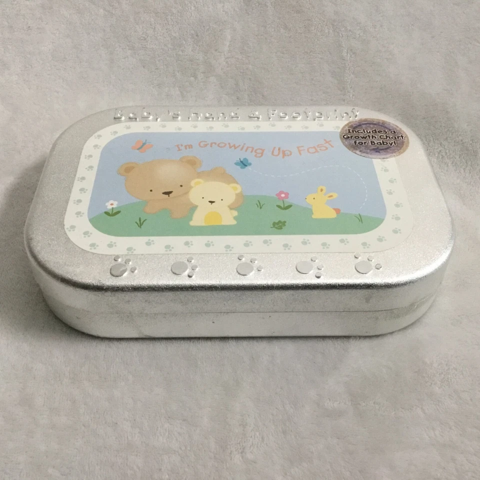 Carter's 🍼Child of Mine -Baby's Hand and Foot Plaster Print Kit-w/Growth Chart - Image 2 of 3